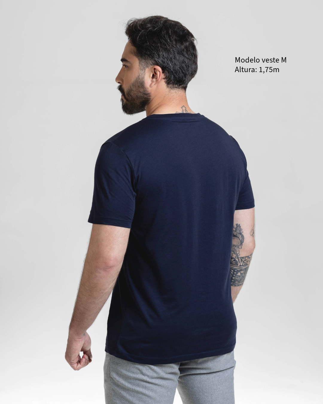 Kit 3 Camisetas Pima Gola V