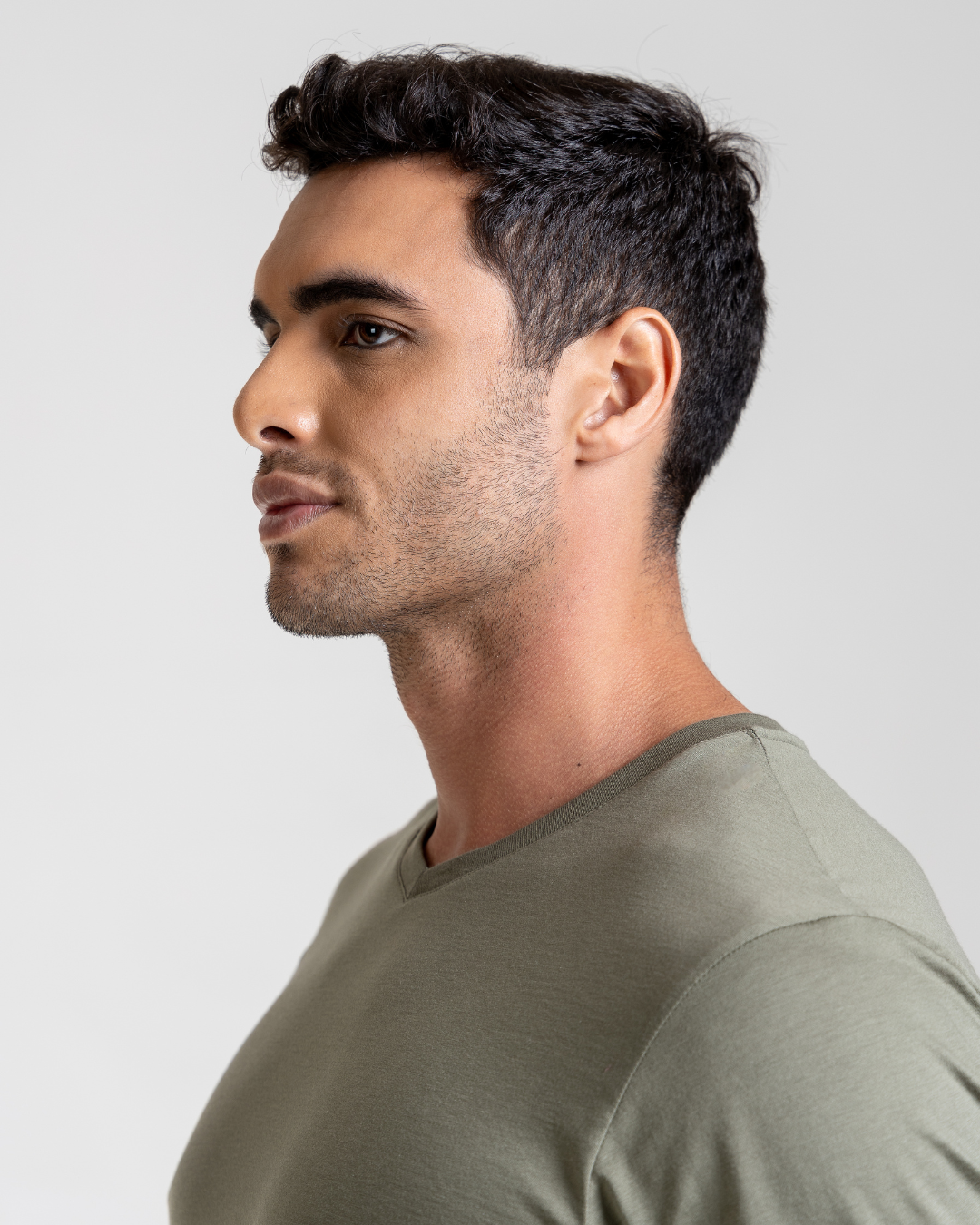 Kit 3 Camisetas Pima Gola V