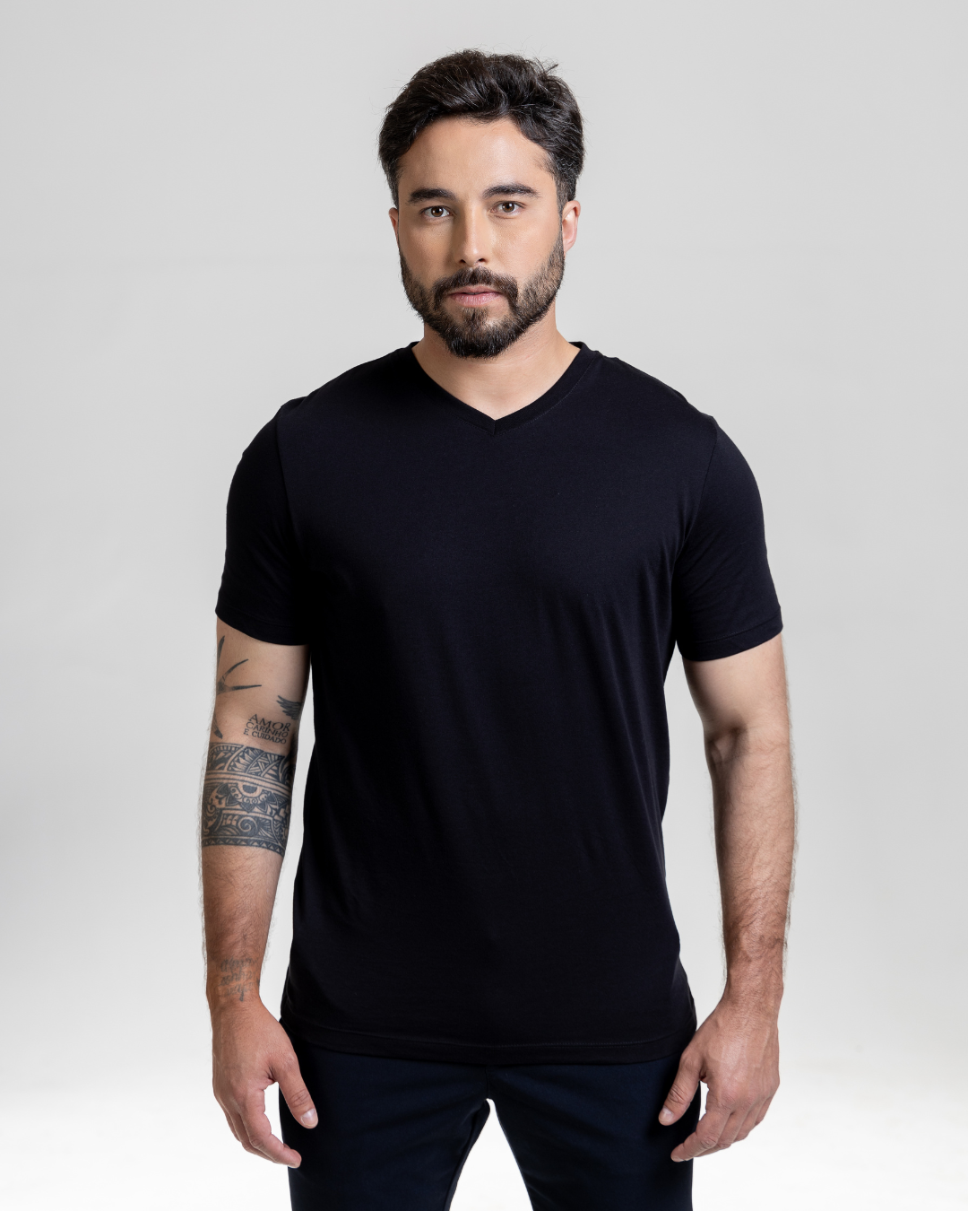 Camiseta Pima Premium Gola-V