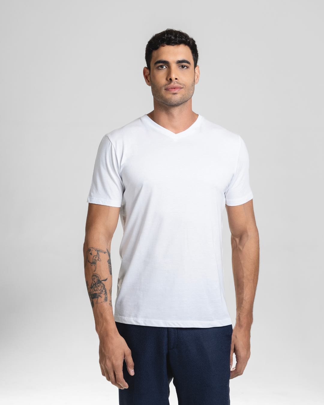 Kit 3 Camisetas Pima Gola V