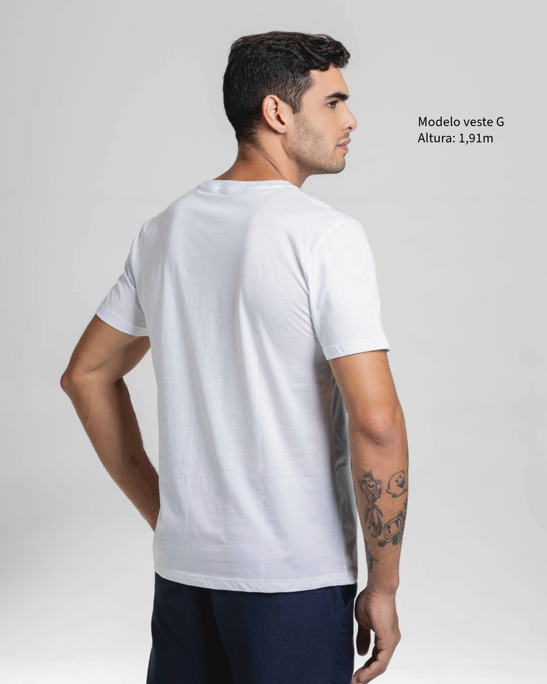 Kit 3 Camisetas Pima Gola V